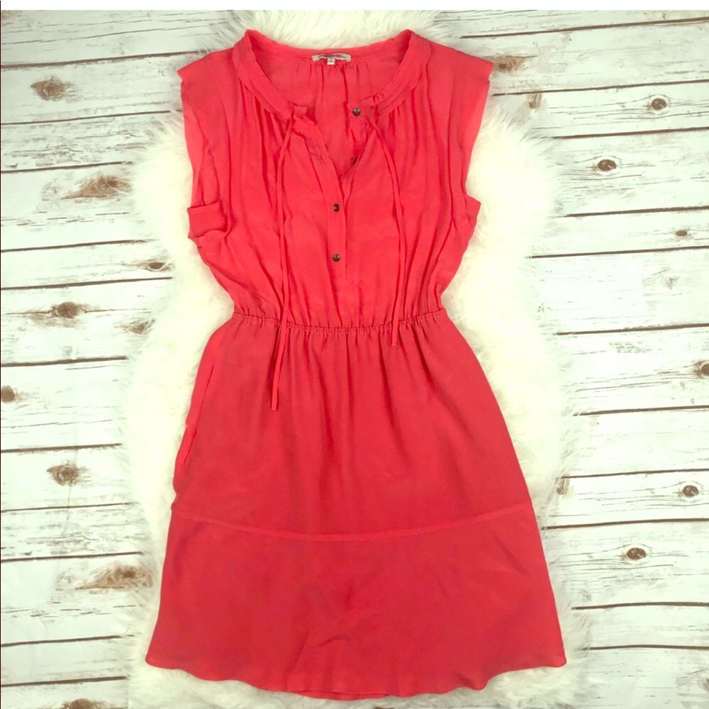 Silk dress from Madewell.